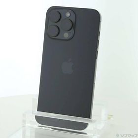 〔中古〕Apple(アップル) iPhone15 Pro Max 256GB ブラックチタニウム MU6P3J／A SIMフリー〔269-ud〕
