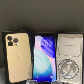 美品 国内版 SIMIフリー iPhone13 Pro 256GB ゴールド色