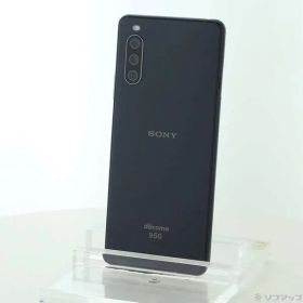 〔中古品〕 Xperia 10 III 128GB ブラック SO-52B docomoロック解除SIMフリー【305】