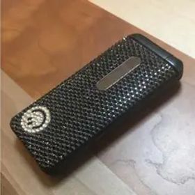 美品 超豪華 ガラホ KYF31 グラティーナ4g スワロフスキー デコ電