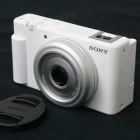【中古】【美品】ソニー VLOGCAM ZV-1F (W) [ホワイト] CA01-M5368-3U1A SONY ソニー VLOGCAM 顔認識