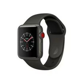 Apple Watch Edition Series 3 GPS+Cellularモデル 38mm MQM42J/A [グレイ/ブラックスポーツバンド]