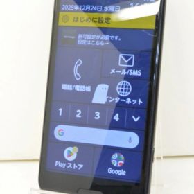 白ロム docomo SIMフリー FCNT らくらくスマートフォン 64GB Android11 ネイビー F-52B 初期化済 【m029456】【中古】【K20251224】