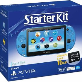 中古 PlayStation Vita Starter Kit アクア・ブルー
