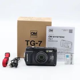 OM SYSTEM Tough TG-7 ブラック 防水・耐衝撃タフネスカメラ 登山・海・アウトドア撮影に最適な4K対応モデル【中古】