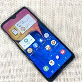 Galaxy A20 SCV46画面サイズ:5.8インチ SIMロック解除済