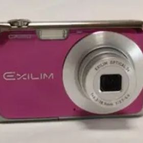 カシオ1030万画素デジカメexz-1名刺サイズ ワインレッド色プーさんケース付