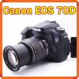 ✨ Canon EOS 70D 一眼レフ カメラ スマホ転送 Wi-Fi 高画質