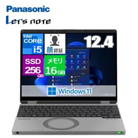 レッツノート パナソニック Panasonic ノートパソコン Windows 11 Pro Core i5 12.4型 FHD+ メモリ 16GB SSD 256GB Wi-Fi6E webカメラ Let'snote レッツ ノート CF-SR4RDAAS CF-SR4 CFSR4RDAAS コンパクト モバイルPC ノートPC 新品