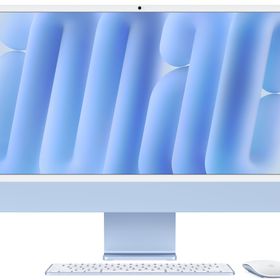 Apple iMac 24インチ Retina 4.5Kディスプレイモデル M4チップ 10コアGPU 512GB SSD 24GBメモリ MD2T4J/A [ブルー]