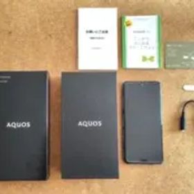 AQUOS R3 128GB 本体と箱 プレミアムブラック