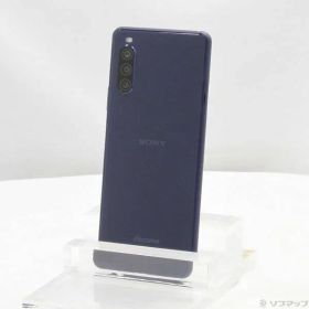 〔中古品〕 Xperia 10 II 64GB ブルー SO-41A docomoロック解除SIMフリー【196】