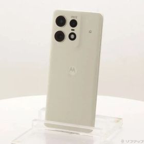 〔中古品〕 motorola edge 50s pro 256GB バニラクリーム MOSAH3 Softbank SIMフリー【269】