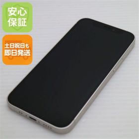 アイフォーン(iPhone)のSIMフリー iPhone12 mini 64GB ホワイト M222(スマートフォン本体)