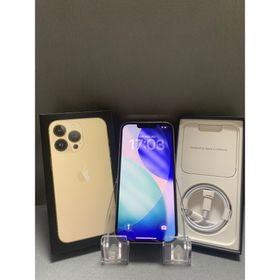 アップル(Apple)の美品 国内版 SIMIフリー iPhone13 Pro 256GB ゴールド色(スマートフォン本体)
