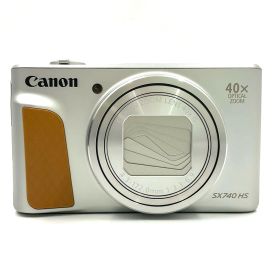【全額返金保証】【最速発送】Canon コンパクトデジタルカメラ PowerShot SX740 HS [シルバー] 超美品 動作確認済
