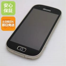 新品同様 F-03K らくらくスマートフォン me ゴールド スマホ 即日発送 白ロム DoCoMo 富士通 土日祝発送OK 06000