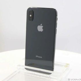 【中古】Apple(アップル) iPhoneXS 64GB スペースグレイ MTAW2J／A SIMフリー 【262-ud】