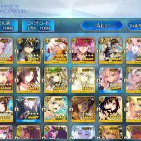 [日本] 134 SSR / 214 Wnp スーパー 廃課金 アカウント-フェイト グランドオーダーアカウント