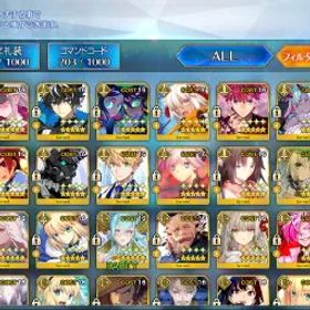 [日本] 167 SSR/362 WNPピークメガ 廃課金 日本 + 900 聖晶石-運命大命令口座