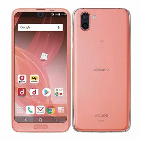【中古】【安心保証】 AQUOS R2 SH-03K[64GB] docomo コーラルピンク