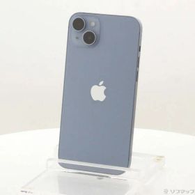 〔中古品〕 iPhone14 Plus 128GB ブルー MQ4H3J／A SIMフリー【258】