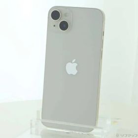 〔中古品〕 iPhone14 Plus 128GB スターライト MQ4D3J／A SIMフリー【344】