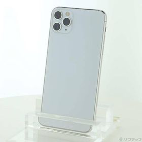 〔中古〕Apple(アップル) iPhone11 Pro Max 64GB シルバー MWHF2J／A SIMフリー〔344-ud〕