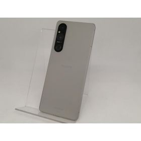 【中古】SONY au 【SIMフリー】 Xperia 1 V プラチナシルバー 12GB 256GB SOG10【日本橋3】保証期間１ヶ月【ランクC】