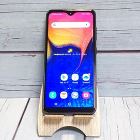 au Galaxy A20 SCV46 Black 本体 白ロム SIMロック解除済み SIMフリー 361602