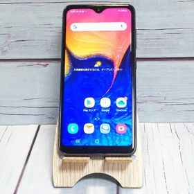 au Galaxy A20 SCV46 Black 本体 白ロム SIMロック解除済み SIMフリー 363772