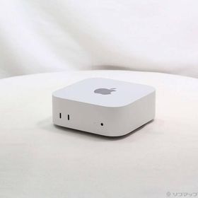 〔中古〕Apple(アップル) Mac mini Late-2024 MCYT4J／A Apple M4 10コアCPU_10コアGPU 24GB SSD512GB シルバー 〔15.7 Sequoia〕〔258-ud〕