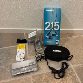 SHURE SE215有線イヤホン 青