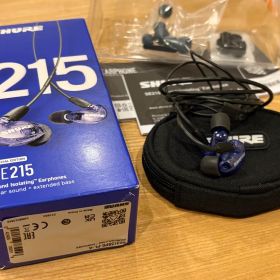 SHURE SE215 クリアブルー