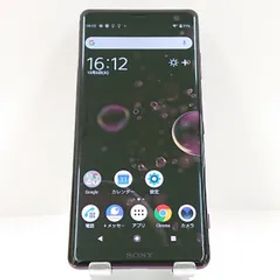 Xperia XZ3 801SO SoftBank ボルドーレッド 送料無料 本体 c15788