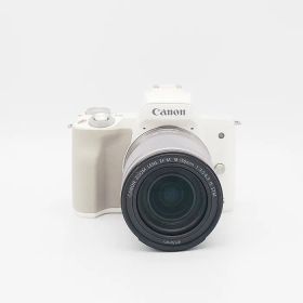 【中古】(キヤノン) Canon EOS KISS M/EF-M18-150 IS STM キツト ホワイト