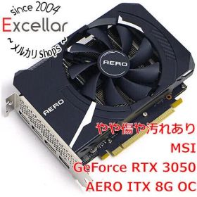 [bn:10] MSI製グラボ GeForce RTX 3050 AERO ITX 8G OC PCIExp 8GB
