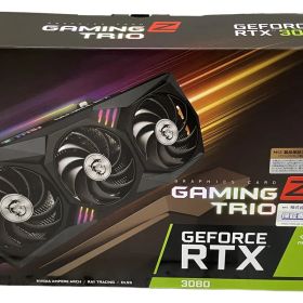 msi GeForce RTX 3080 GAMING Z TRIO グラフィックボード ビデオカード パソコン パーツ HDMI Displayport 10GB 中古 T10706382
