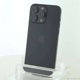 〔中古品〕 iPhone15 Pro Max 512GB ブラックチタニウム MU6U3J／A SIMフリー【295】