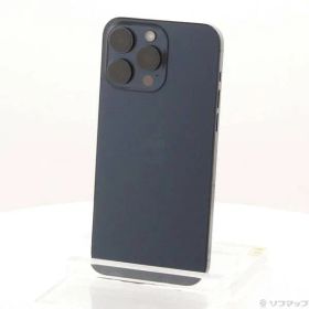 〔中古品〕 iPhone15 Pro Max 512GB ブルーチタニウム MU6X3J／A SIMフリー【258】