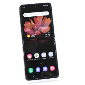 【美品＊電池良好】au SIMフリー GALAXY Z Flip 5G SCG04 256GB ミスティックブロンズ