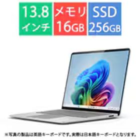 マイクロソフト Microsoft ノートパソコン/Copilot+ PC/13.8型/Surface Laptop（第7世代）/Snapdragon X Plus/メモリ 16GB/SSD 256GB/Windows 11 Home/Microsoft 365 Personal（24か月版）/Office Home ＆ Business 2024 オプション付/NPU搭載/プラチナ EP2-18290
