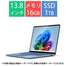 マイクロソフト Microsoft ノートパソコン/Copilot+ PC/13.8型/Surface Laptop（第7世代）/Snapdragon X Elite/メモリ 16GB/SSD 1TB/Windows 11 Home/Microsoft 365 Personal（24か月版）/Office Home ＆ Business 2024 オプション付/NPU搭載/サファイア EP2-18295