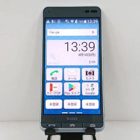 BASIO3 KYV43 au ブルー 送料無料 本体 c14008