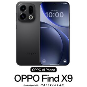 OPPO（オッポ） CPH2797BK OPPO Find X9（12GB/512GB） - スペースブラック（SIMフリー版）[CPH2797BKFINDX9] 返品種別A