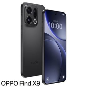 OPPO(オッポ) OPPO Find X9 6.6型 16GB/512GB スペースブラック SIMフリースマートフォン CPH2797-BK FINDX9