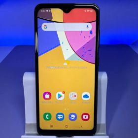 JA236 Galaxy A21 シンプル SCV49 au ブラックスマホ本体