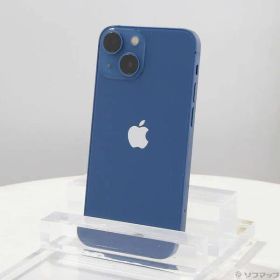 〔中古品〕 iPhone13 mini 128GB ブルー MLJH3J／A SIMフリー【262】