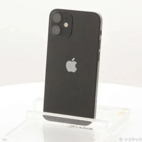 〔中古品〕 iPhone12 mini 64GB ブラック MGA03J／A SIMフリー【348】