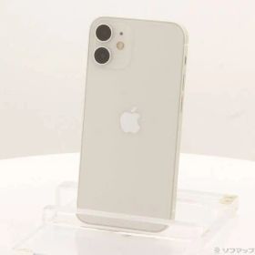 〔中古品〕 iPhone12 mini 128GB ホワイト MGDM3J／A SIMフリー【377】